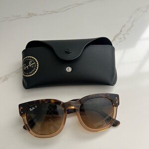Ray-Ban Tortoise Gradient Brown Lens Sunglasses